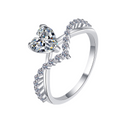 Hayesaura | Classic Heritage One Love Moissanite Solitaire | Quiet Luxury Engagement Ring