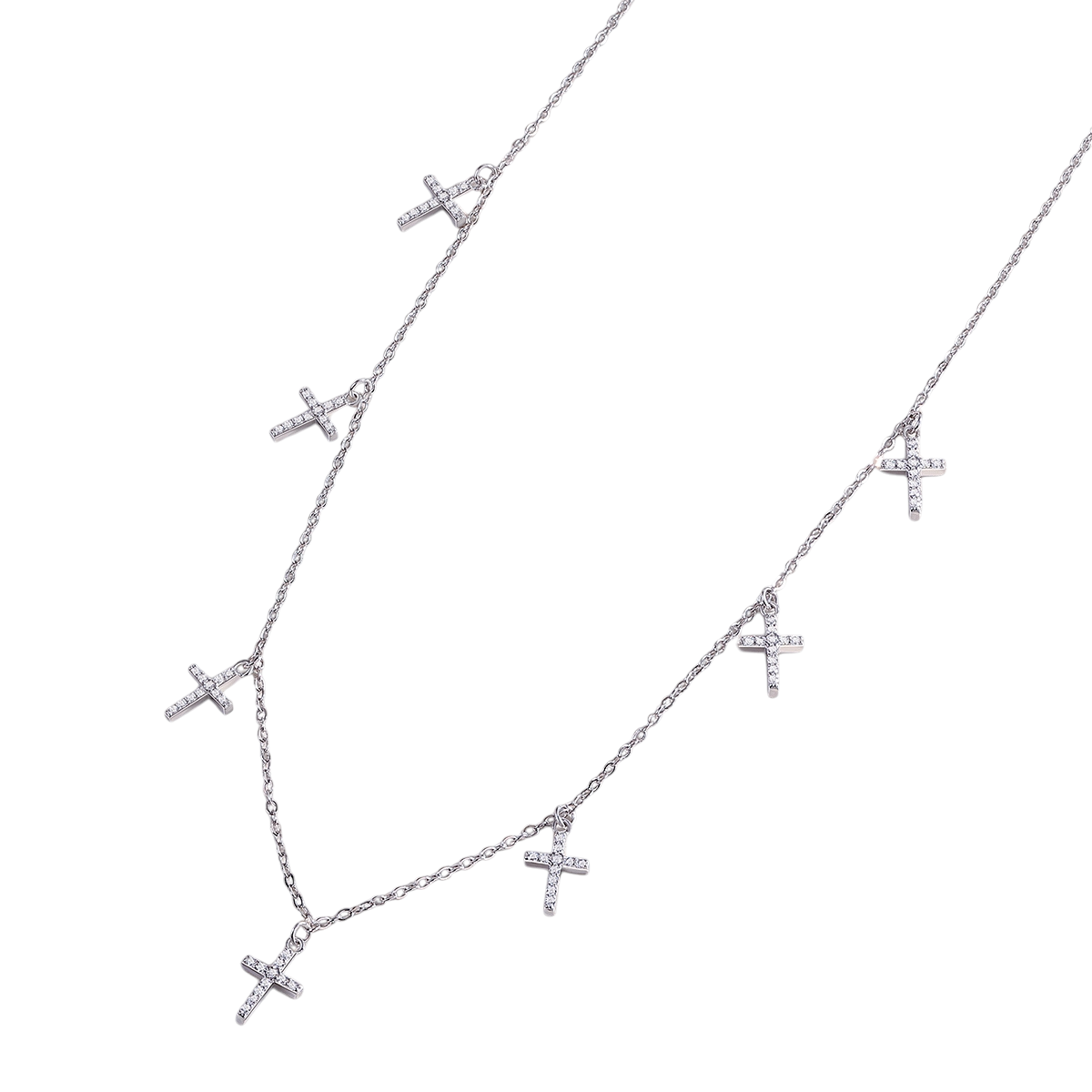 Hayesaura | Dark Academia 18K Plated Cross Moissanite | High-Cold Statement Pendant