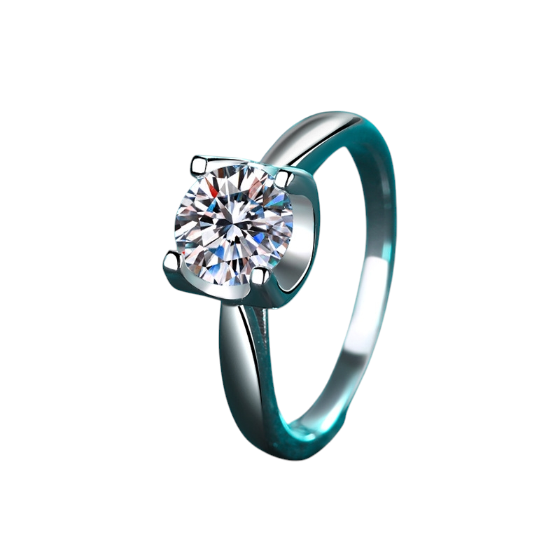 Hayesaura | Classic Korean Bull Head Brilliant Moissanite Ring