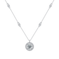 Hayesaura | Euro-Chic 18K Plated Pear Cut Moissanite | Modern Glamour Evening Necklace