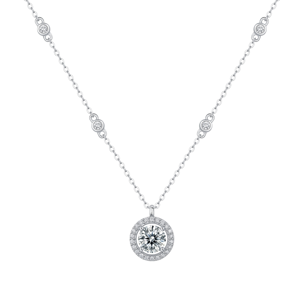 Hayesaura | Euro-Chic 18K Plated Pear Cut Moissanite | Modern Glamour Evening Necklace