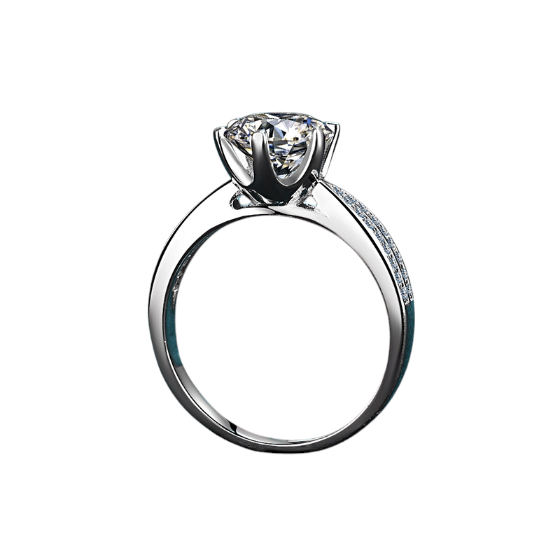 Hayesaura | Starlight Queen Six-Prong Luxury Moissanite Solitaire