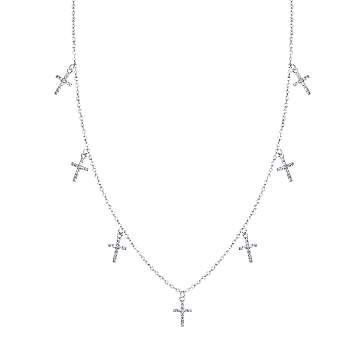 Hayesaura | Dark Academia 18K Plated Cross Moissanite | High-Cold Statement Pendant