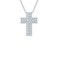 Hayesaura | Avant-Garde 18K Plated Niche Cross Moissanite | Office Siren Architectural Choker
