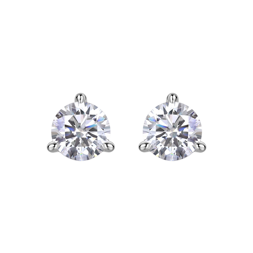 Hayesaura | Viral Trend Classic Solitaire Moissanite | Clean Fit Daily Commute Studs