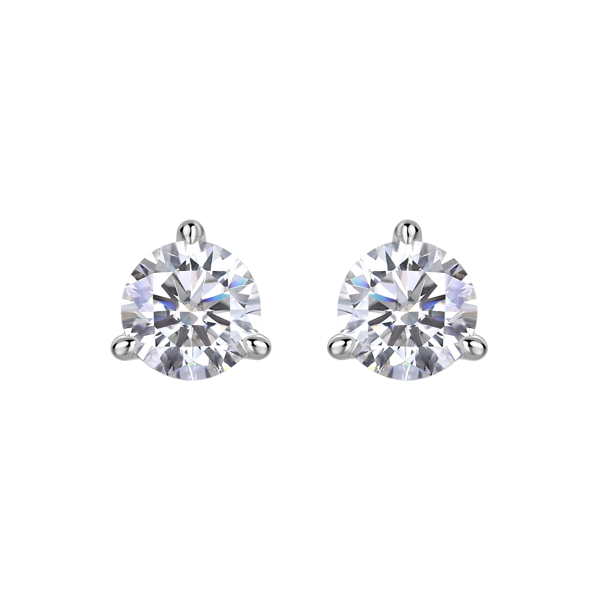 Hayesaura | Viral Trend Classic Solitaire Moissanite | Clean Fit Daily Commute Studs