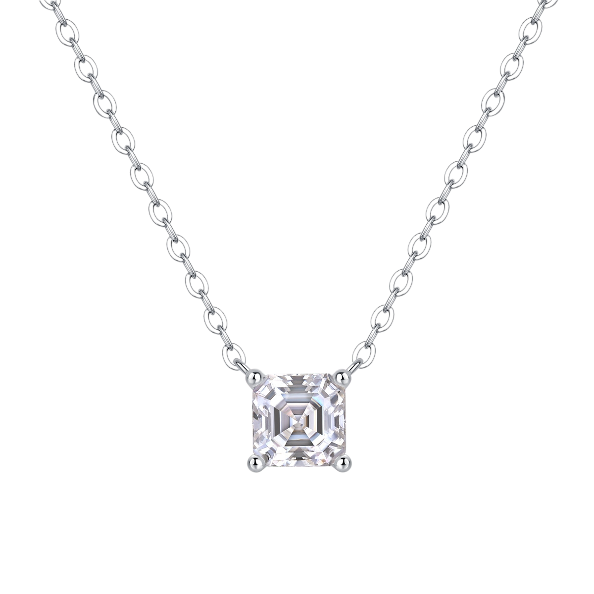 Hayesaura | High-Society 18K Plated Princess Cut Tassel Moissanite | Gala Night Statement Necklace