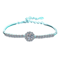 Hayesaura | High-Cold 18K Plated Hexagram Star Moissanite | Cyber Y2K Minimalist Bangle