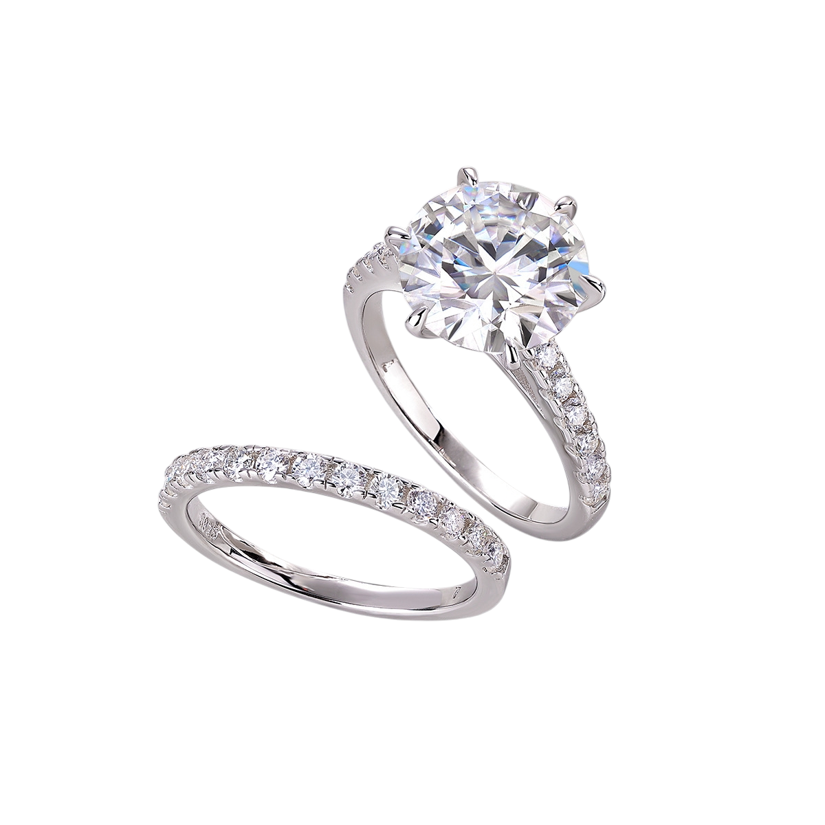 Hayesaura | Euro-Chic Stackable Moissanite Proposal Ring | Minimalist