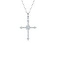Hayesaura | Vintage Grunge 18K Plated Cross Moissanite | Hip-Hop Retro Clavicle Chain