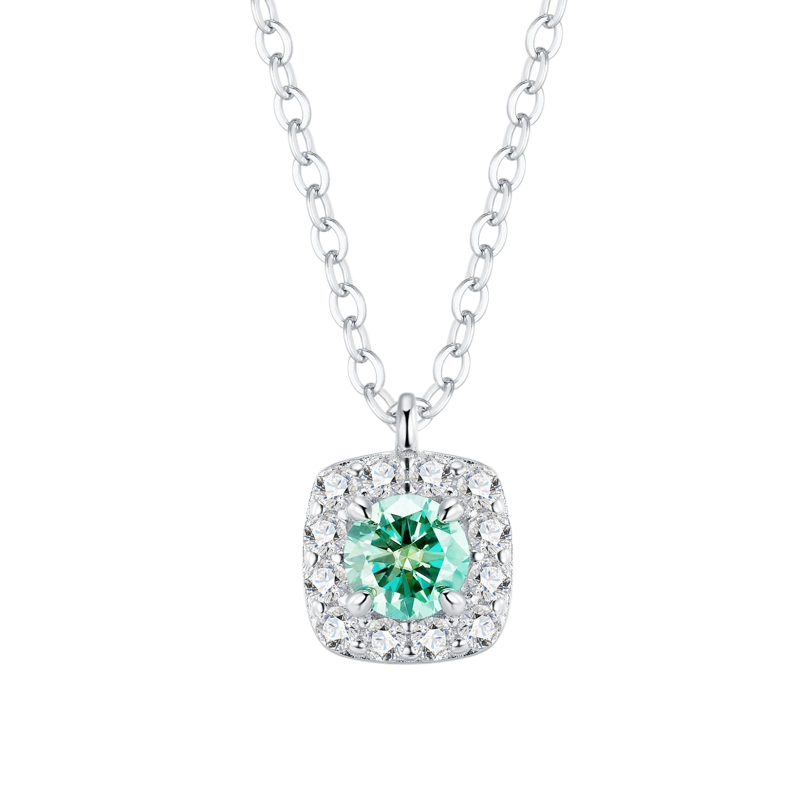 Hayesaura | Regal Heritage 18K Plated Emerald Cut Moissanite | Old Money Evening Pendant