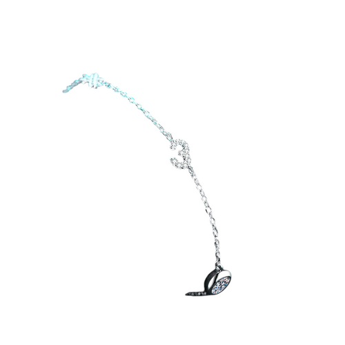 Hayesaura | Coquette Romance 18K Plated Bowknot Moissanite | Delicate Adjustable Bracelet