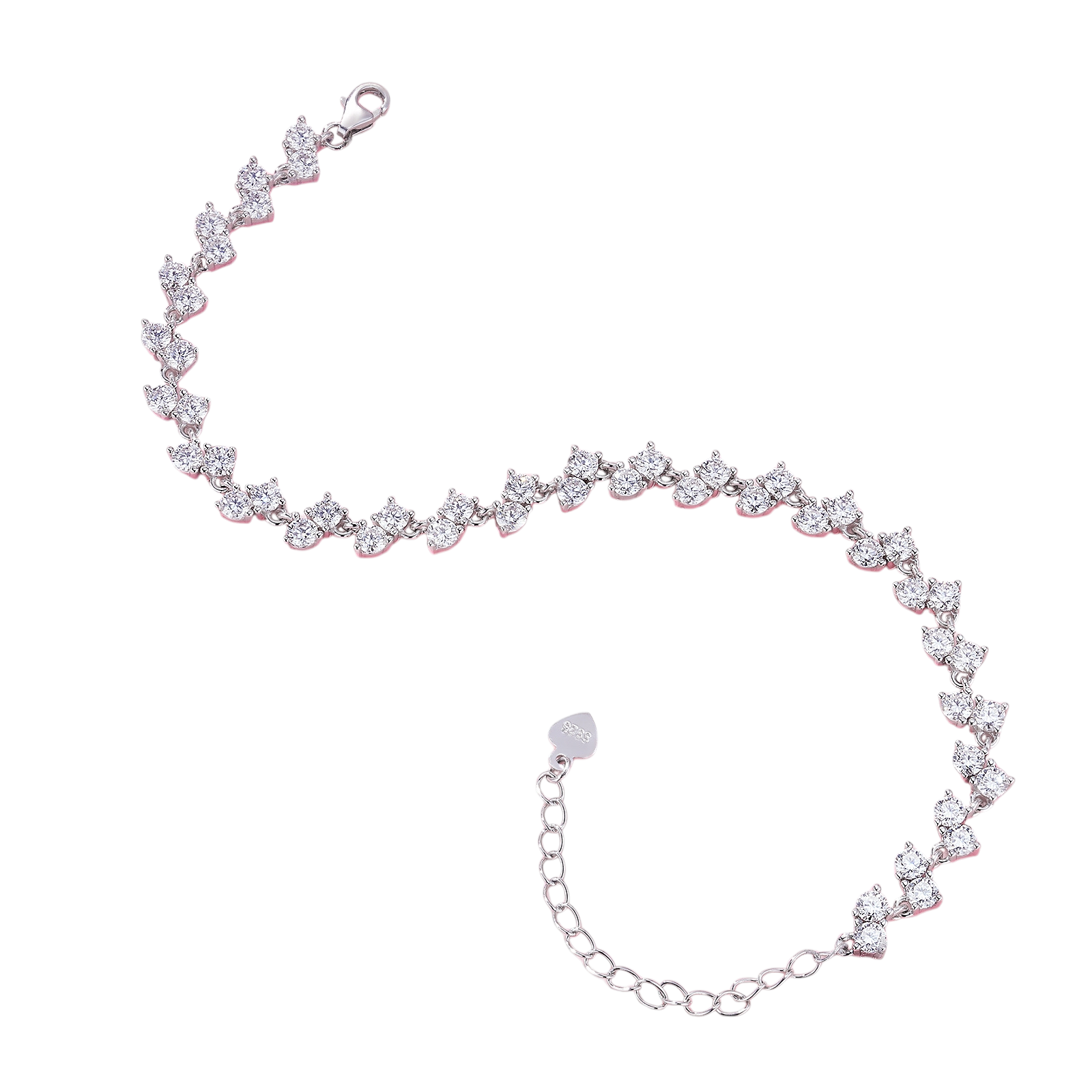 Hayesaura | triangle Brilliant Solitaire 18K Plated Moissanite Chain | Clean Fit Office Daily Commute