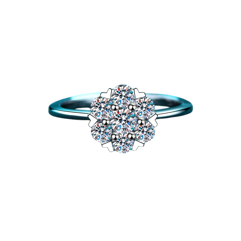 Hayesaura | Coquette Romance 18K Plated Six-Prong Heart Moissanite Ring | Quiet Luxury Bridal Engagement Ring