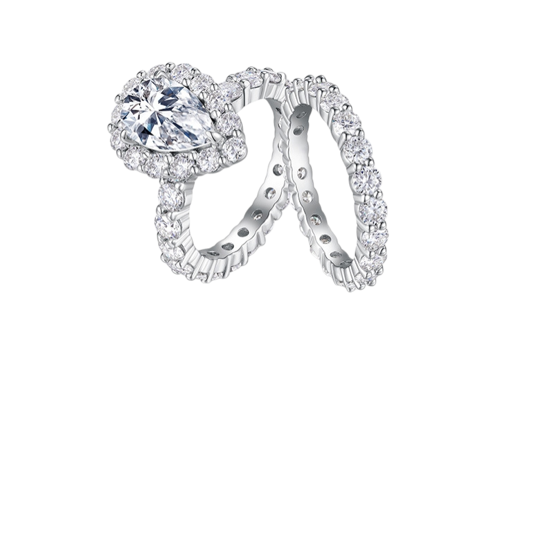 Hayesaura | DIY Modular Stackable Moissanite Proposal Ring | Minimalist