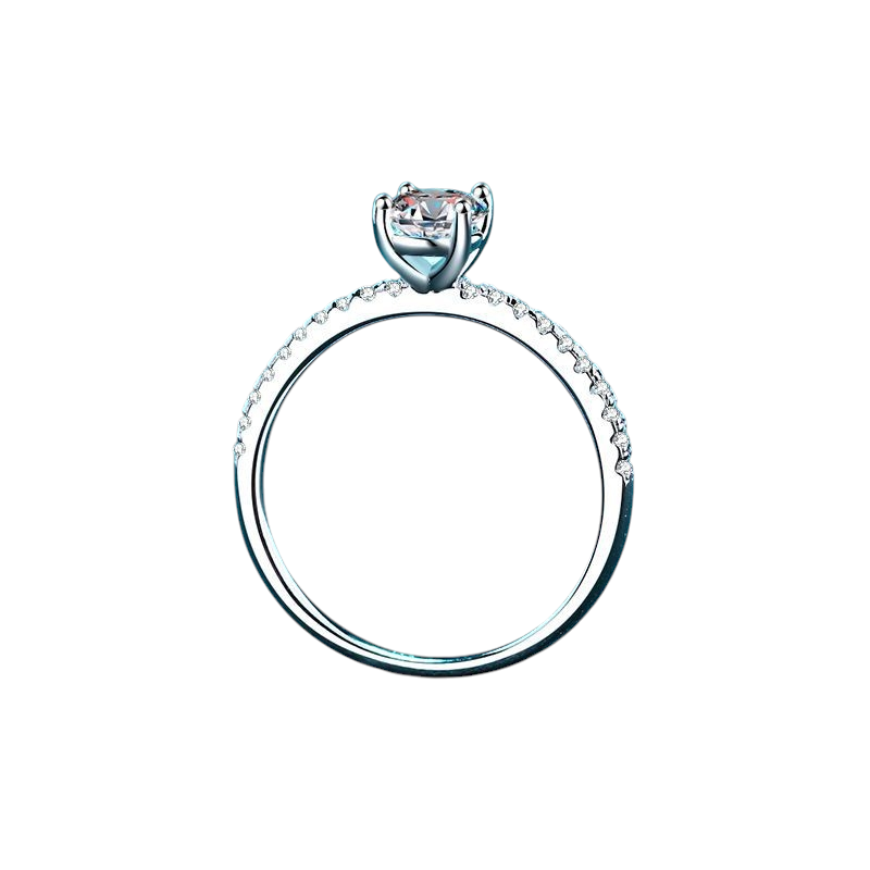 Hayesaura | Minimalist Delicate High-Cold Moissanite Stacking Band